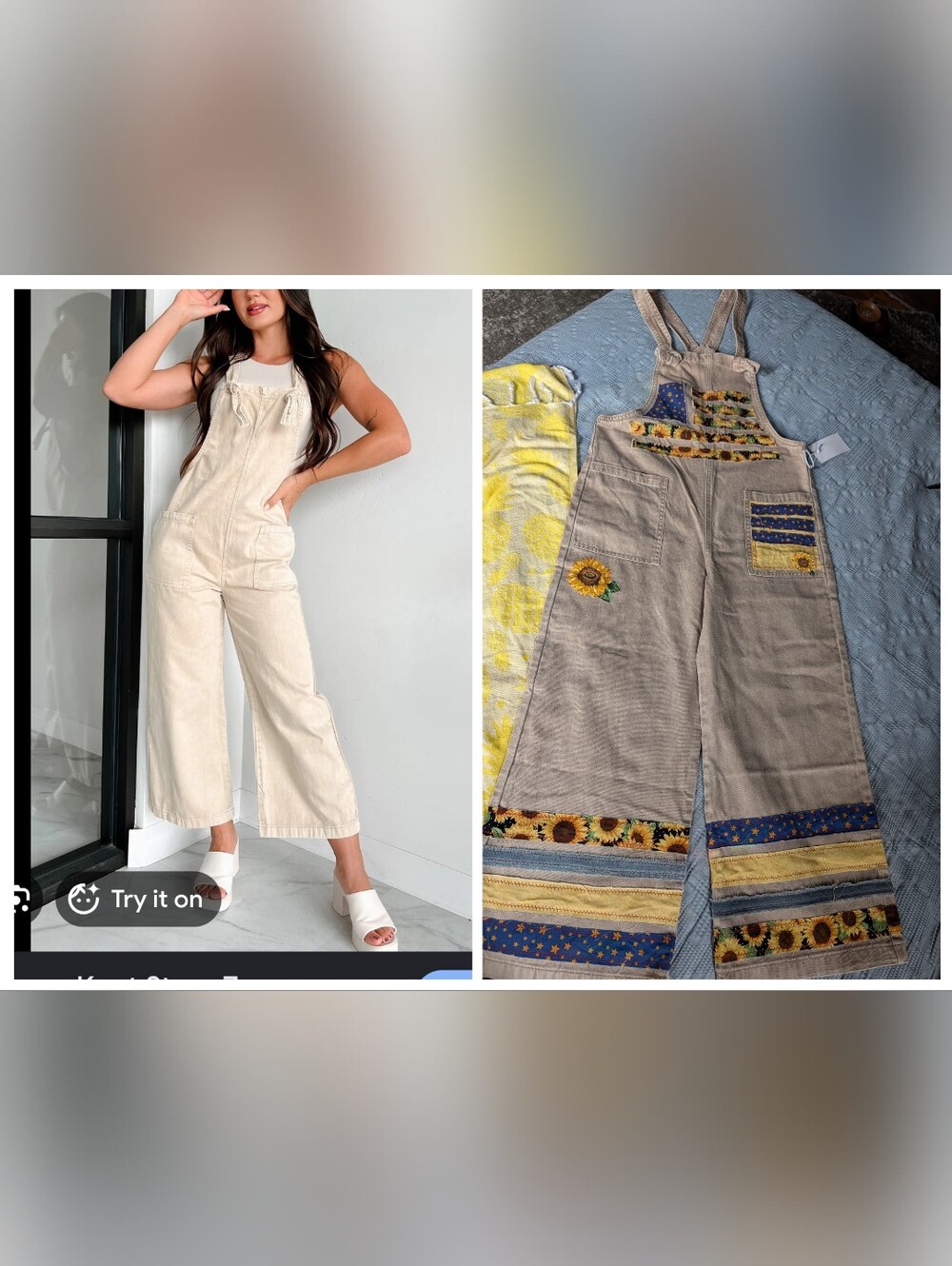 HANDMADE🌻🇺🇸 Design - One Of A Kind Overalls